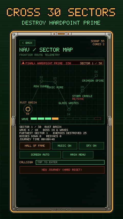 Google Play phone screenshot: Cross 30 sectors